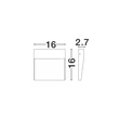 Aplica de perete exterioara NovaLuce FEM metal, maro, LED, 5W, 307lm, 3000K, IP54 - NL-9136442
