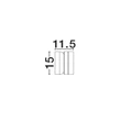 Aplica de perete exterioara NovaLuce AIRY metal, negru, LED, 8W, 369lm, 3000K, IP54 - NL-9136443