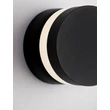 Aplica de perete exterioara NovaLuce AIRY metal, negru, LED, 8W, 369lm, 3000K, IP54 - NL-9136443