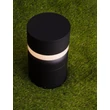 Lampadar exterior NovaLuce AIRY metal, negru, LED, 8W, 369lm, 3000K, IP65 - NL-9136444