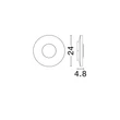 Aplica de perete exterioara NovaLuce CICO metal, negru, LED, 12W, 587lm, 3000K, IP65 - NL-9136446