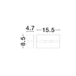 Aplica de perete exterioara NovaLuce DIO metal, alb, LED, 4W, 60lm, 3000K, IP65 - NL-9136451