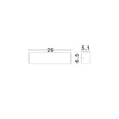 Aplica de perete exterioara NovaLuce ALLURE metal, sticla, negru, LED, 22W, 1723lm, 3000K, IP65 - NL-9136456