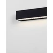 Aplica de perete exterioara NovaLuce ALLURE metal, sticla, negru, LED, 8W, 502lm, 3000K, IP65 - NL-9136458
