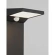 Lampadar exterior cu senzor NovaLuce TEK metal, plastic, negru, LED, 1W, 105lm, 3000K, IP54 - NL-9136461