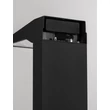 Lampadar exterior cu senzor NovaLuce TEK metal, plastic, negru, LED, 1W, 105lm, 3000K, IP54 - NL-9136461
