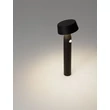 Lampa solara NovaLuce CHIARO metal, negru, LED, 1W, 69lm, 3000K, IP54 - NL-9136462