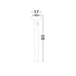 Lampa solara NovaLuce CHIARO metal, negru, LED, 1W, 69lm, 3000K, IP54 - NL-9136463