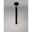 Lampa solara NovaLuce CHIARO metal, negru, LED, 1W, 69lm, 3000K, IP54 - NL-9136463