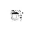 Lampadar exterior NovaLuce CUPPA metal, sticla, antracit, transparent, LED, 2W, 186lm, 3000K, IP54 - NL-9136464