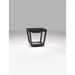 Lampadar exterior NovaLuce CUPPA metal, sticla, antracit, transparent, LED, 2W, 186lm, 3000K, IP54 - NL-9136464