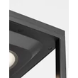 Lampadar exterior NovaLuce CUPPA metal, sticla, antracit, transparent, LED, 2W, 186lm, 3000K, IP54 - NL-9136464