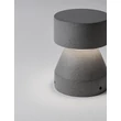 Lampadar exterior NovaLuce LUA ciment, gri, LED, 12W, 629lm, 3000K, IP65 - NL-9186184