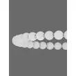 Pendul NovaLuce PERLA metal, sticla, crom, alb, LED, 3000K, 56W, 4732lm - NL-9186916
