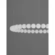 Pendul NovaLuce PERLA metal, sticla, crom, alb, LED, 3000K, 72W, 6492lm - NL-9186917