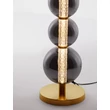 Lampadar NovaLuce NAVY metal, sticla, auriu, fumuriu, LED, 37W, 747lm, 3000K - NL-9186984
