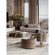Lampadar NovaLuce NAVY metal, sticla, auriu, fumuriu, LED, 37W, 747lm, 3000K - NL-9186984