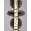Lampadar NovaLuce NAVY metal, sticla, auriu, fumuriu, LED, 37W, 747lm, 3000K - NL-9186984