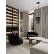 Pendul NovaLuce REVΙΑ metal, negru, LED, 8W, 3000K, 351 Lm - NL-9186990