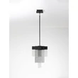 Pendul NovaLuce REVΙΑ metal, negru, LED, 8W, 3000K, 351 Lm - NL-9186990