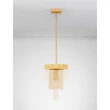 Pendul NovaLuce REVΙΑ metal, auriu, LED, 8W, 3000K, 351 Lm - NL-9186991