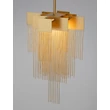 Pendul NovaLuce REVΙΑ metal, auriu, LED, 8W, 3000K, 351 Lm - NL-9186991