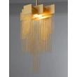 Pendul NovaLuce REVΙΑ metal, auriu, LED, 8W, 3000K, 351 Lm - NL-9186991