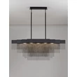 Pendul NovaLuce REVΙΑ metal, negru, LED, 46W, 3000K, 1654 Lm - NL-9186996