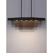 Pendul NovaLuce REVΙΑ metal, negru, LED, 46W, 3000K, 1654 Lm - NL-9186996