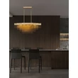 Pendul NovaLuce REVΙΑ metal, auriu, LED, 46W, 3000K, 1654 Lm - NL-9186997