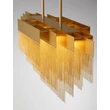 Pendul NovaLuce REVΙΑ metal, auriu, LED, 46W, 3000K, 1654 Lm - NL-9186997