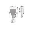 Aplica de perete NovaLuce REVΙΑ metal, auriu, LED, 8W, 3000K, 290 Lm - NL-9186999