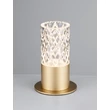 Veioza NovaLuce PHOS metal, acril, auriu, transparent, LED, 5W, 3000K, 320Lm - NL-9190200