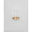 Aplica de perete NovaLuce PHOS metal, acril, auriu, transparent, LED, 6W, 3000K, 385 Lm - NL-9190205