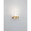 Aplica de perete NovaLuce PHOS metal, acril, auriu, transparent, LED, 6W, 3000K, 385 Lm - NL-9190205