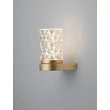 Aplica de perete NovaLuce PHOS metal, acril, auriu, transparent, LED, 6W, 3000K, 385 Lm - NL-9190205
