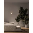 Aplica de perete NovaLuce SILENZIO metal, sticla, nichel, fumuriu, LED, 6W, 3000K, 265 Lm - NL-9190210