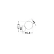 Aplica de perete NovaLuce SILENZIO metal, sticla, nichel, fumuriu, LED, 6W, 3000K, 265 Lm - NL-9190210