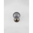 Aplica de perete NovaLuce SILENZIO metal, sticla, nichel, fumuriu, LED, 6W, 3000K, 265 Lm - NL-9190210