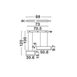 Pendul NovaLuce ALUNA metal, acril, auriu, gri, negru, LED, 5W, 3000K, 320 Lm - NL-9190220