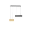 Pendul NovaLuce ALUNA metal, acril, auriu, gri, negru, LED, 5W, 3000K, 320 Lm - NL-9190220