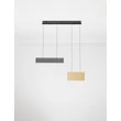 Pendul NovaLuce ALUNA metal, acril, auriu, gri, negru, LED, 5W, 3000K, 320 Lm - NL-9190220