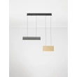 Pendul NovaLuce ALUNA metal, acril, auriu, gri, negru, LED, 5W, 3000K, 320 Lm - NL-9190220