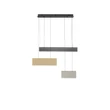 Pendul NovaLuce ALUNA metal, acril, auriu, gri, negru, LED, 28W, 3000K, 1792 Lm - NL-9190221