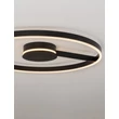 Plafoniera NovaLuce SIENA metal, acril, negru, alb, LED, 57W, 2700-3000-4000K, 3023 Lm - NL-9190856