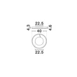 Plafoniera NovaLuce SIENA metal, acril, alb, LED, 41W, 2700-3000-4000K, 1638 Lm - NL-9190860