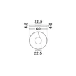 Plafoniera NovaLuce SIENA metal, acril, alb, LED, 48W, 2700-3000-4000K, 2465 Lm - NL-9190861