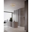 Plafoniera NovaLuce SIENA metal, acril, bronz, alb, LED, 57W, 2700-3000-4000K, 3023 Lm - NL-9190864