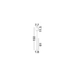 Pendul NovaLuce STILVI metal, negru, LED, 4W, 177lm, 3000K - NL-9232151