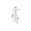 Pendul NovaLuce STILVI metal, negru, LED, 41W, 1522lm, 3000K - NL-9232153